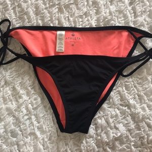 Athleta Black Bikini Bottom Sz M